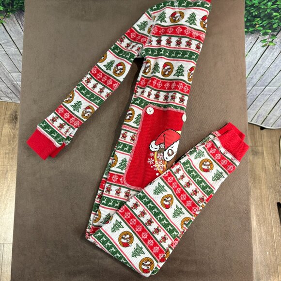 Buc-ee's Kids Christmas Onesie Waffle Knit Pajama's Youth XS (SKU: 129B) - Picture 8 of 9